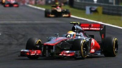 This is the third win for Lewis Hamilton at the Hungarian Grand Prix. Mark Thompson / Getty Images